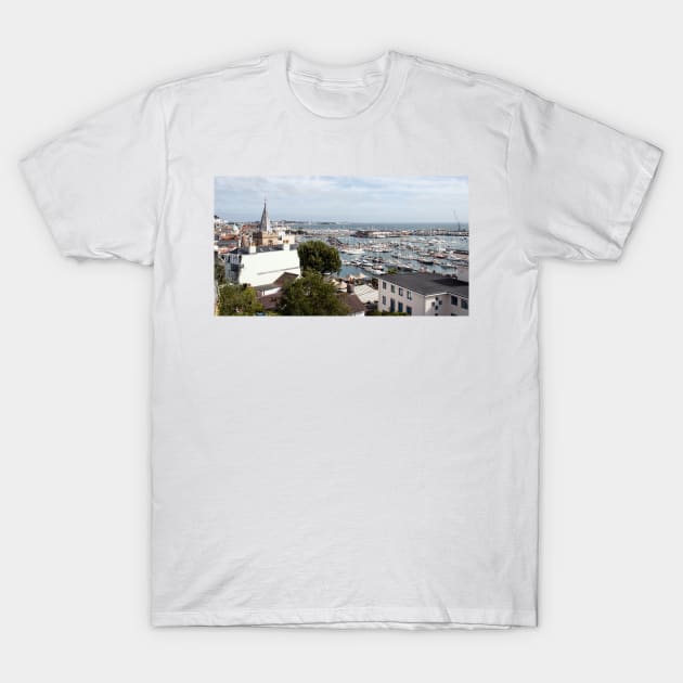 St Peter Point, Guernsey T-Shirt by HazelWright